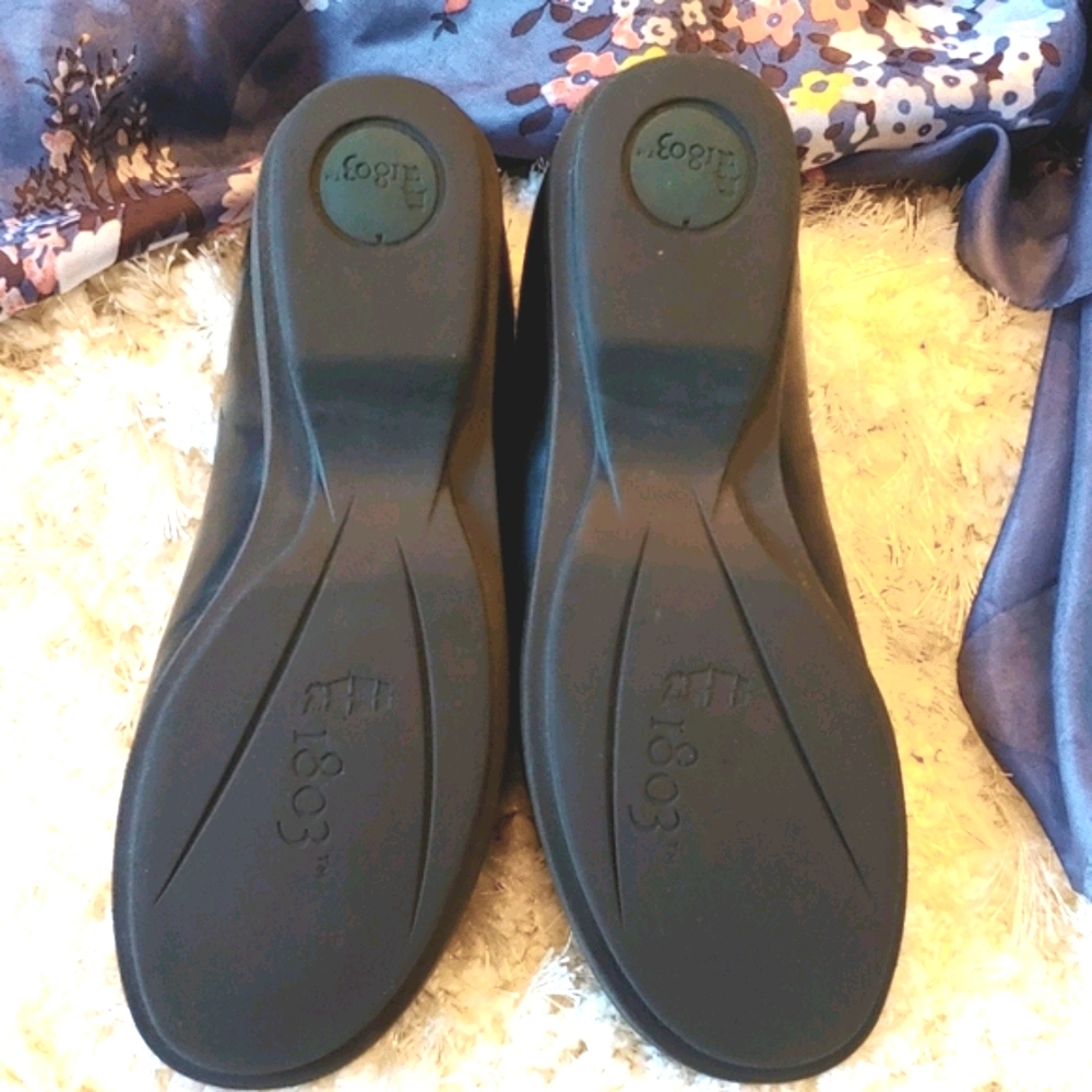 1803 Black Kitglove Leather Walking Shoe - Picture 3 of 6